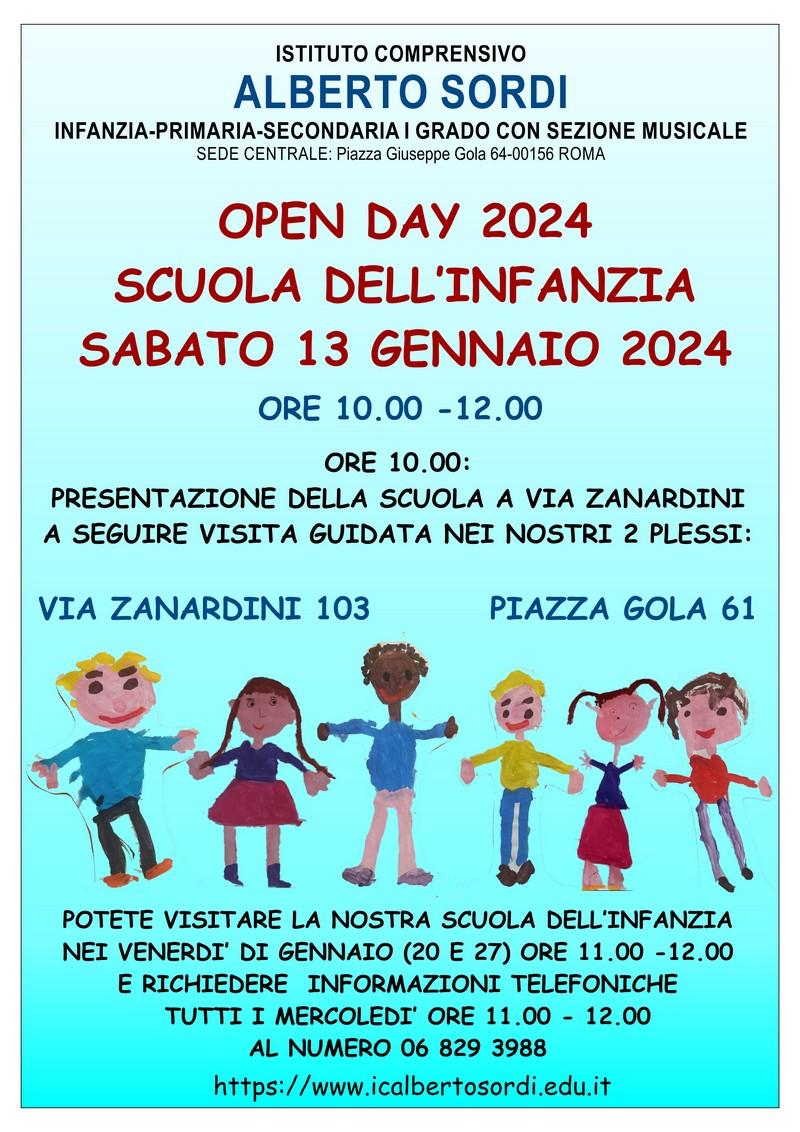 Open Day Infanzia 2023/2024